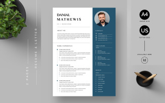**Modern Resume & Cover Letter Template*