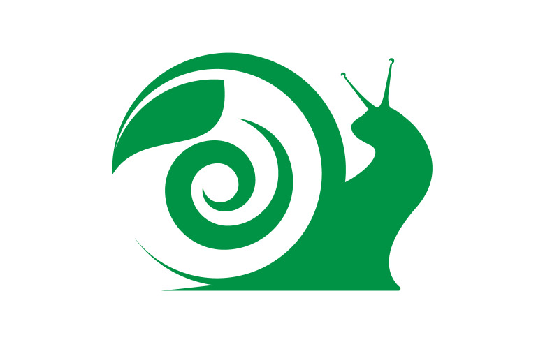 Beauty Snail Vector icon logo illustration design Template v.10 Logo Template