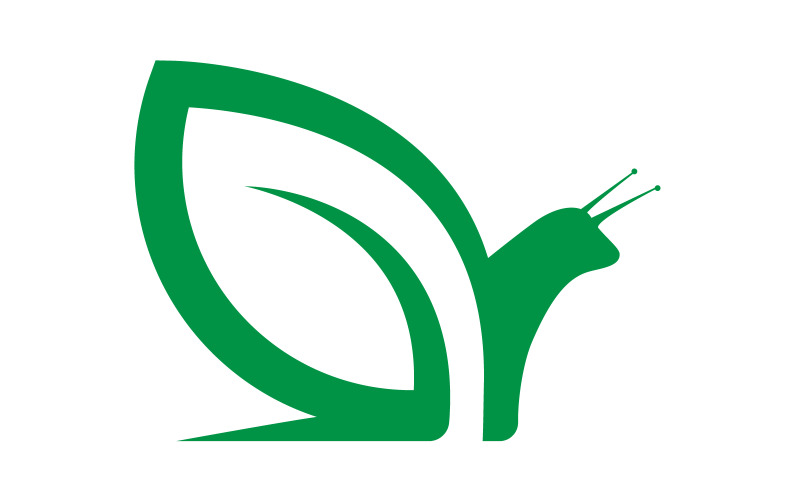 Beauty Snail Vector icon logo illustration design Template v.14 Logo Template