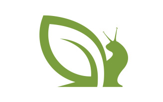 Beauty Snail Vector icon logo illustration design Template v.15