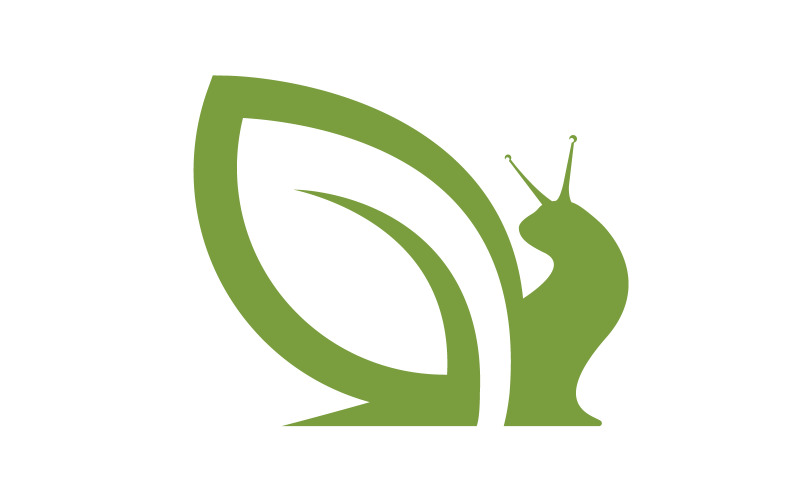 Beauty Snail Vector icon logo illustration design Template v.15 Logo Template