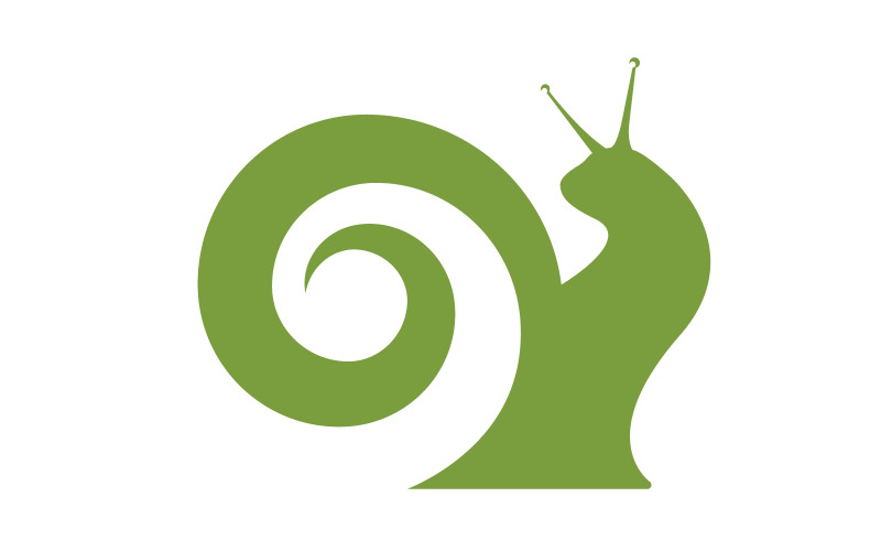 Beauty Snail Vector icon logo illustration design Template v.18 Logo Template
