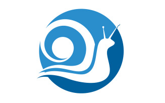 Beauty Snail Vector icon logo illustration design Template v.25