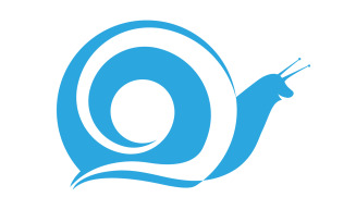 Beauty Snail Vector icon logo illustration design Template v.26