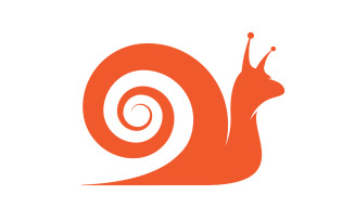 Beauty Snail Vector icon logo illustration design Template v.4