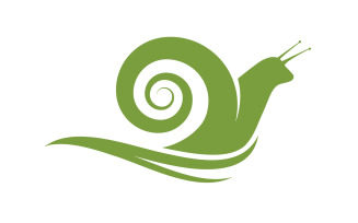 Beauty Snail Vector icon logo illustration design Template v.6