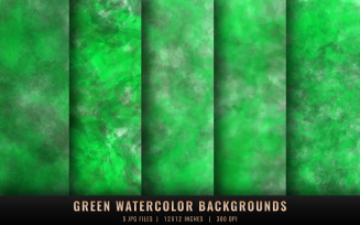 Green Watercolor Backgrounds