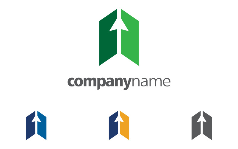 Business growth investment Finance Logo template vector icon design v.1 Logo Template