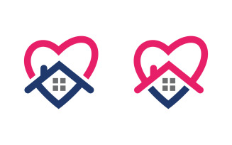 Home Care Vector icon design illustration Template v.2