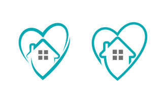 Home Care Vector icon design illustration Template v.3