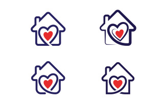 Home Care Vector icon design illustration Template v.5
