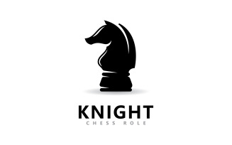 Chess knight role logo vector, Chess piece vector icons 2
