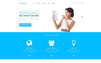Communications Responsive WordPress Theme