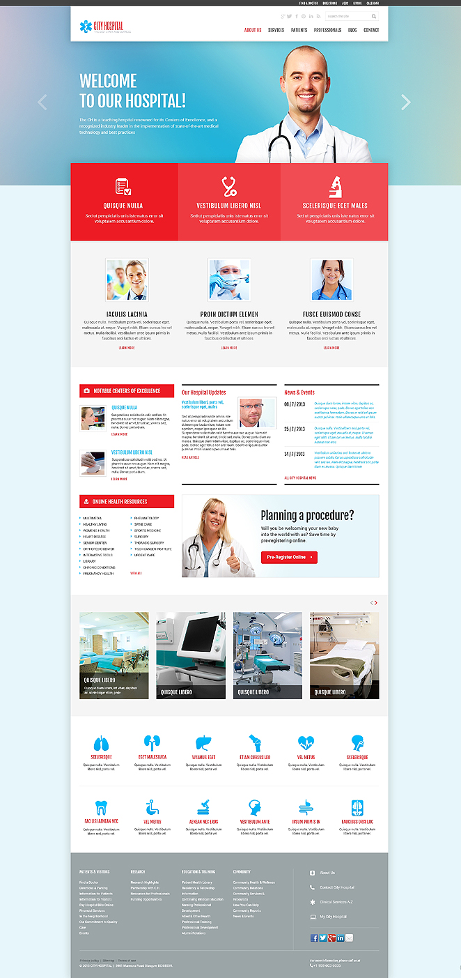 Doctor Responsive WordPress Theme New Screenshots BIG