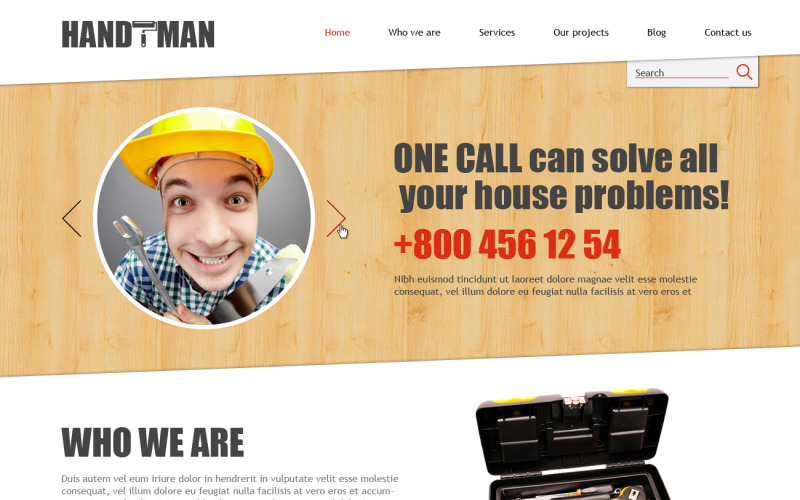 Home Repairs Responsive Joomla Template