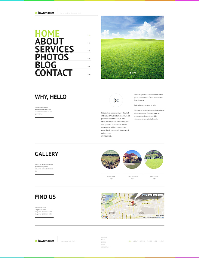 Landscape Design Responsive WordPress Theme New Screenshots BIG