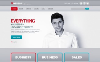 Merchant Services Responsive Website Template