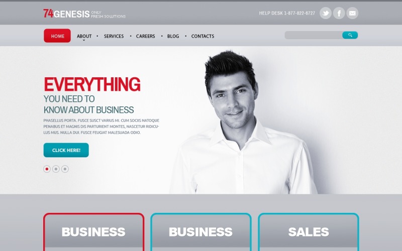 Merchant Services Responsive Website Template