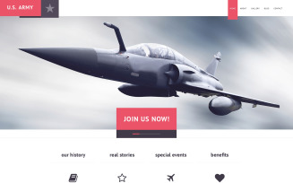 Modern Military WordPress Theme