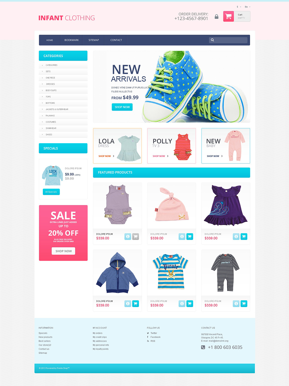 Newborn PrestaShop Theme New Screenshots BIG