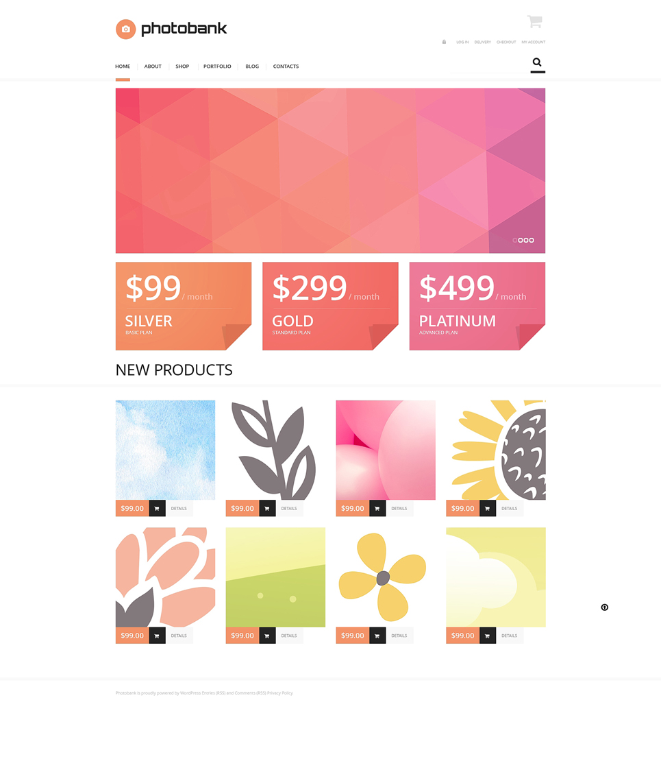 Stock Photo Responsive WooCommerce Theme New Screenshots BIG