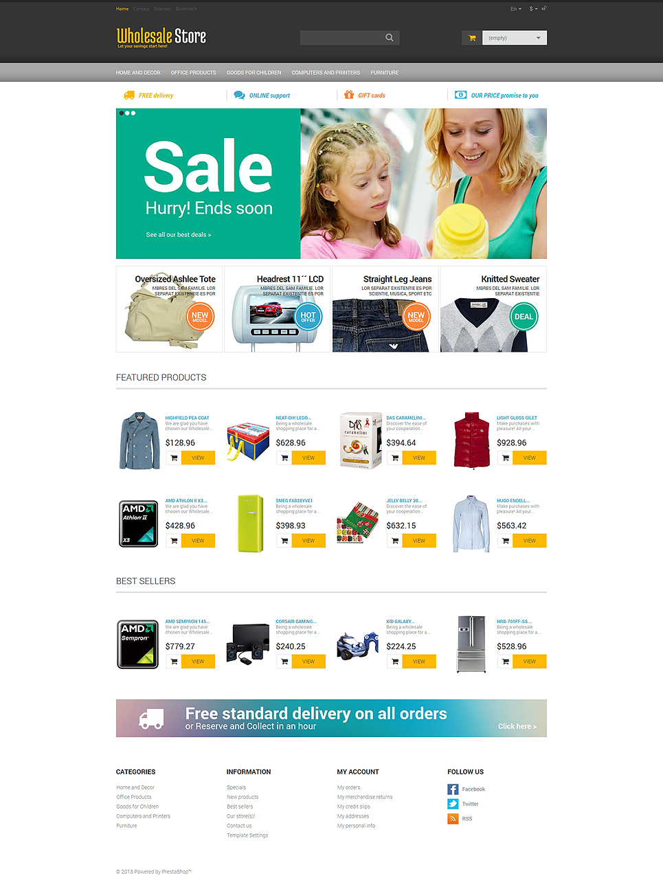 Wholesale Buying PrestaShop Theme New Screenshots BIG