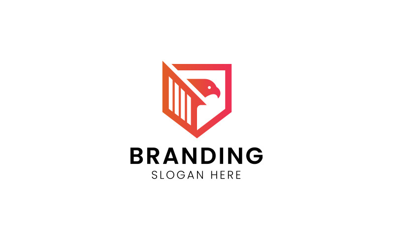 Eagle shield security logo-659 Logo Template