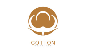 Cotton logo vector template design 11