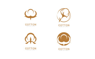 Cotton logo vector template design 14