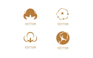 Cotton logo vector template design 15