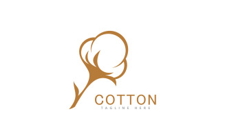 Cotton logo vector template design 5