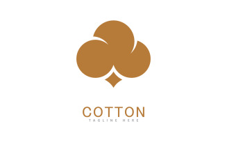 Cotton logo vector template design 7