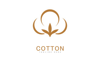 Cotton logo vector template design 9