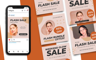 Beauty Sale Instagram Post Template 280