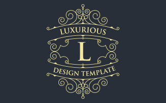 Beauty Vintage border line Template vector illustration design v.3