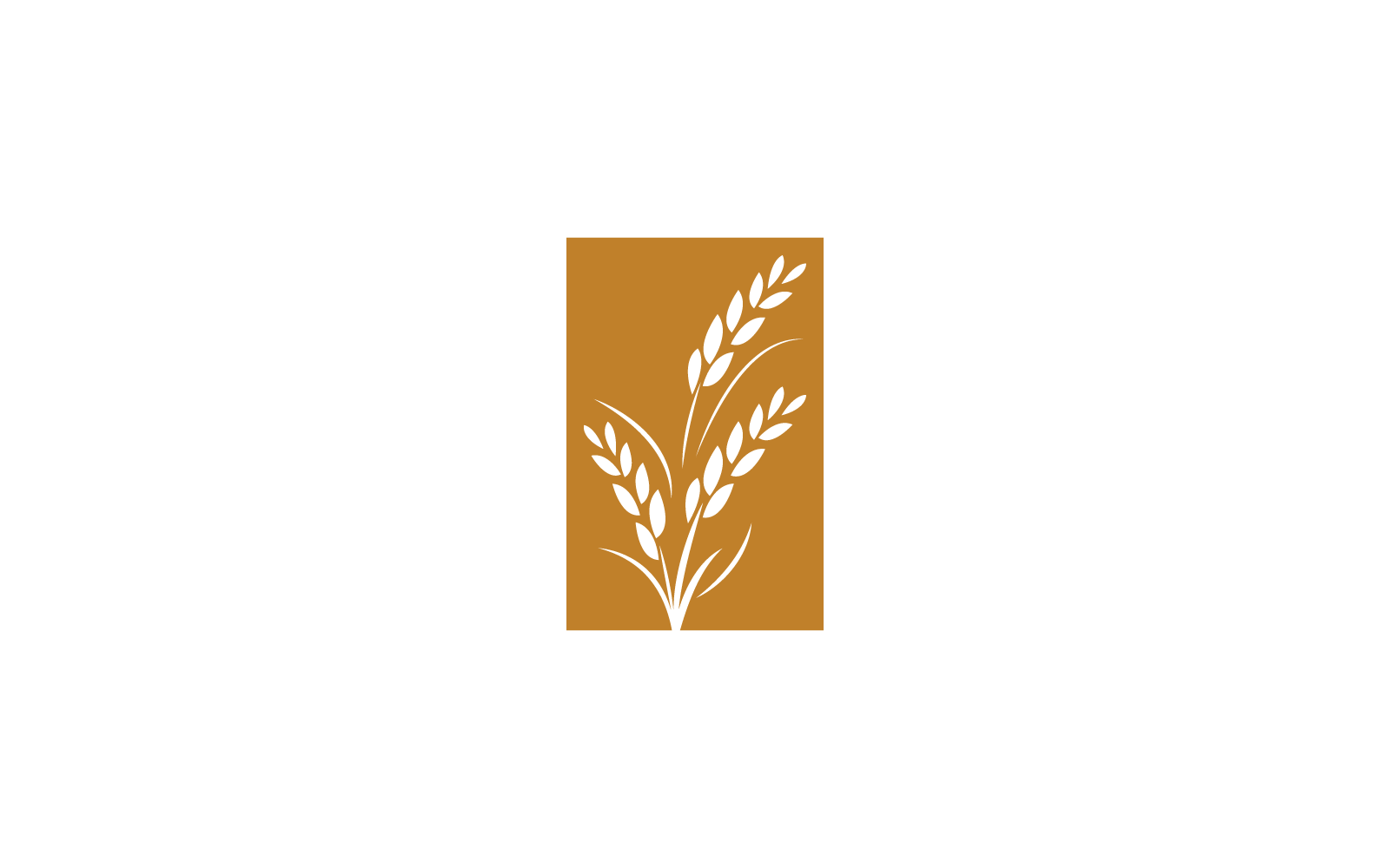 Wheat logo vector illustration icon
