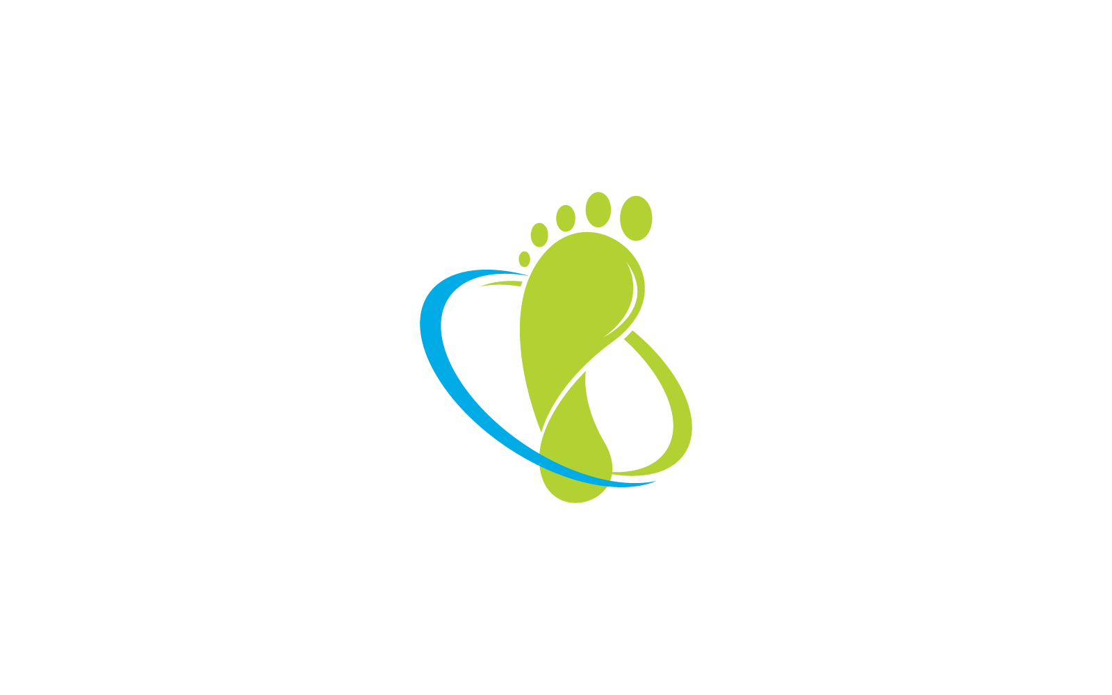 Foot care logo icon vector template