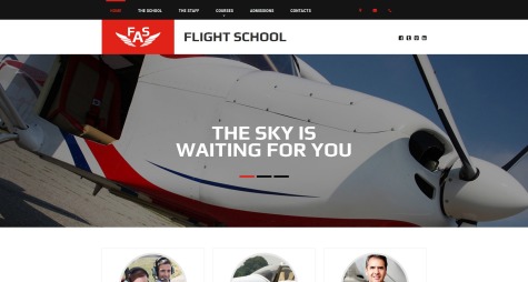 Flight School Responsive