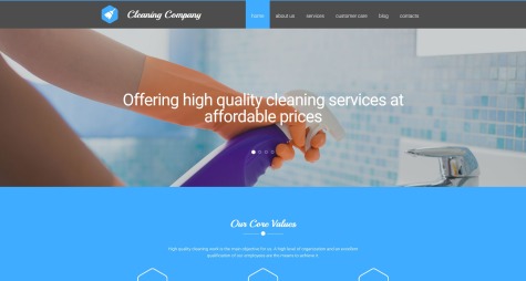 Cleaning Company Responsive