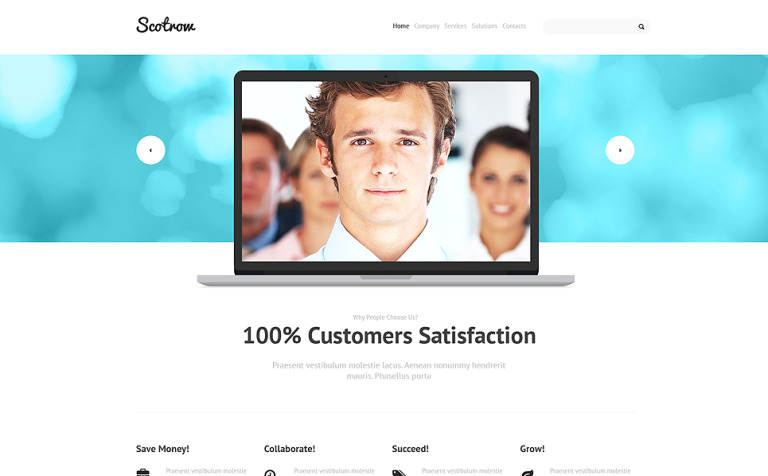 Accounting Website Responsive Website Theme Big Screenshot Accounting Website Responsive Website Template New Screenshots BIG