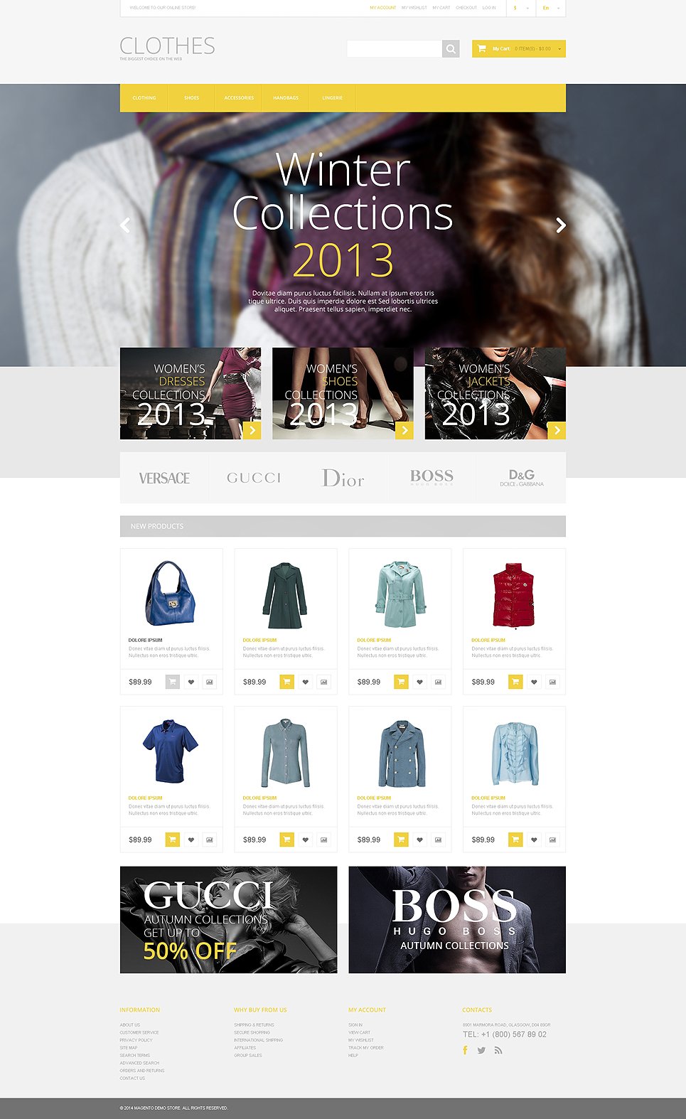 Apparel Responsive Magento Theme New Screenshots BIG