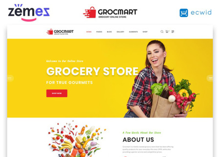 Grocery Store Responsive
