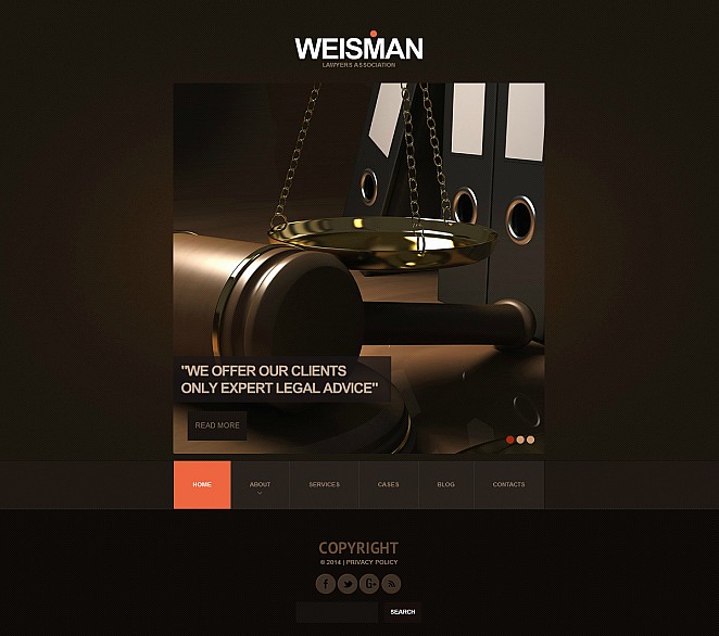 Law Firm Flash CMS Template New Screenshots BIG