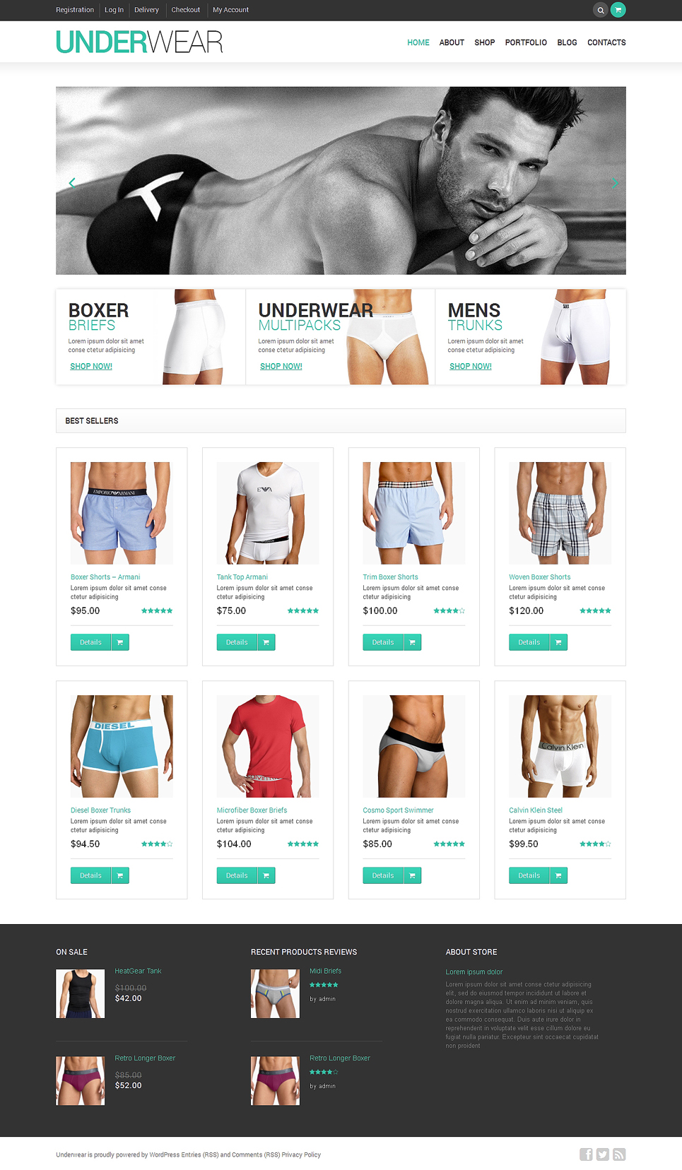 Male Underwear WooCommerce Theme New Screenshots BIG