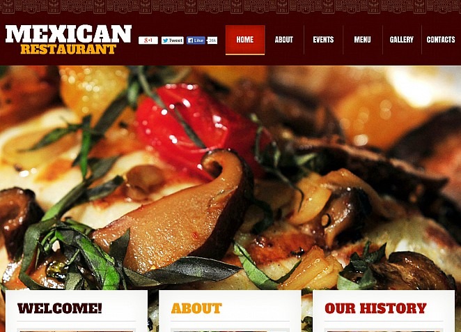 Mexican Restaurant Premium Flash CMS Template Big Screenshot Mexican Restaurant Flash CMS Template New Screenshots BIG