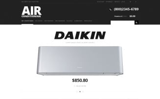 Modern Air Conditioning Magento Theme