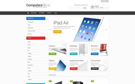 The Biggest Computers Store Magento Theme