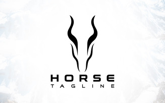 Minimal Horse Logo Black Horse Head Racing Horse Logo Design Auto Logistic