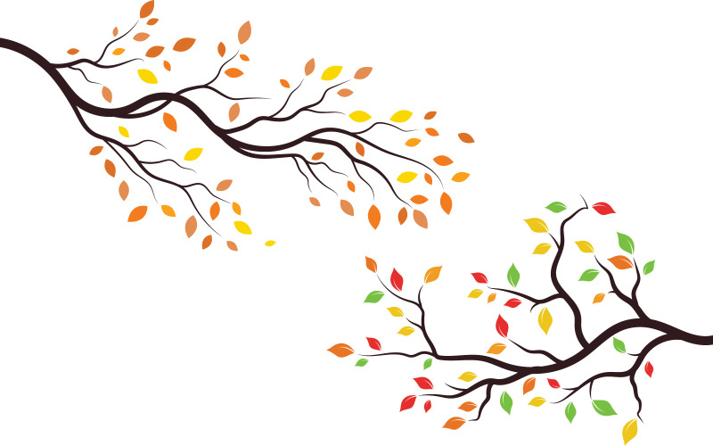 Tree eco nature branch vector illustration design template v.3 Illustration