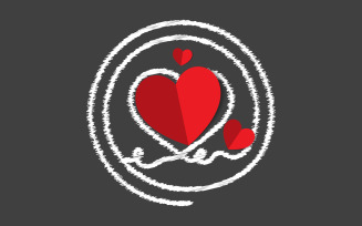 World heart day event medical vector illustration design template v.1